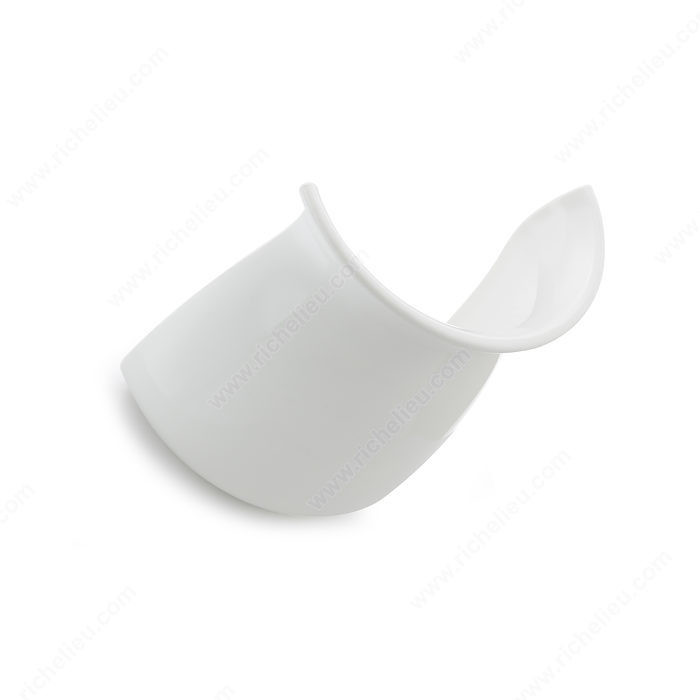 Contemporary Key Hook - 1214, Cup Hook, Finish White