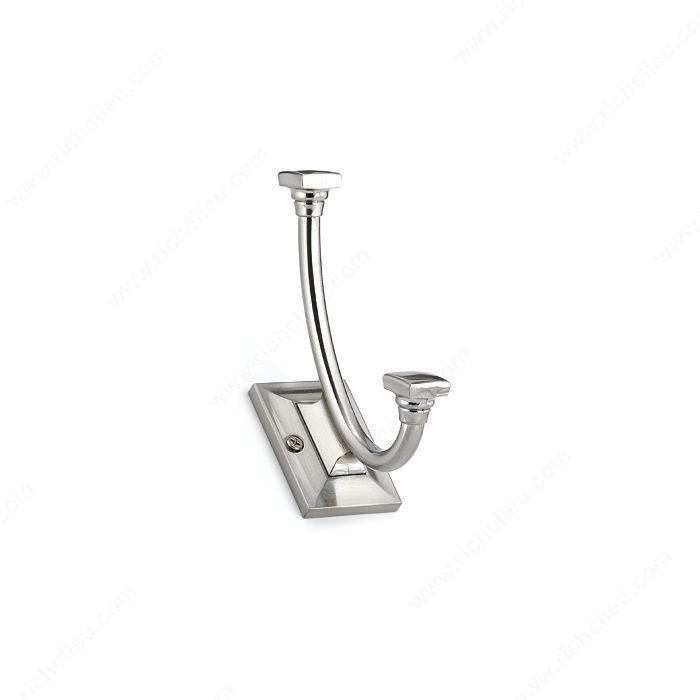Transitional Metal Hook - 1243, Finish Brushed Nickel