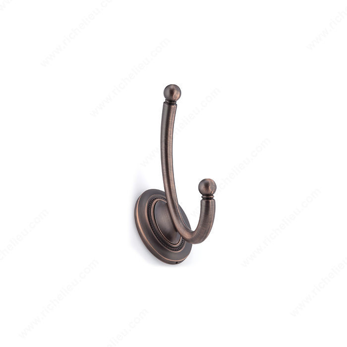 Classic Metal Hook - 1403, Finish Brushed Oil-Rubbed Bronze