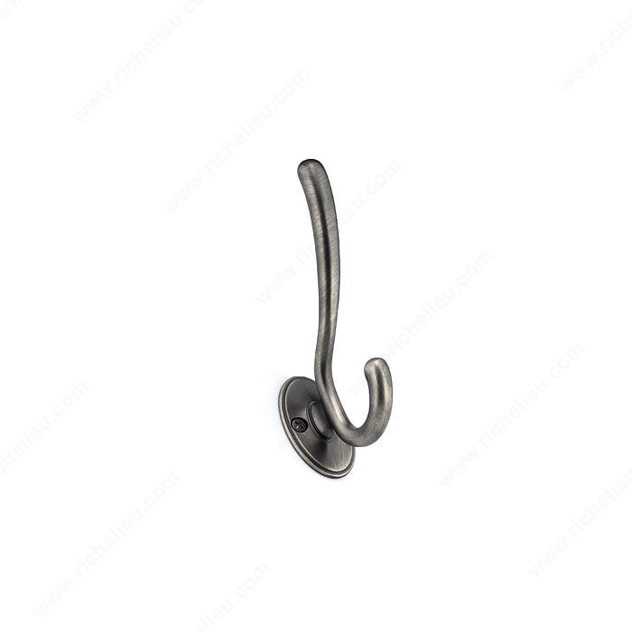 Transitional Metal Hook - 1473, Finish Antique Nickel PRO-PACK 2