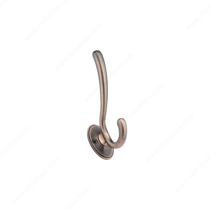 Transitional Metal Hook - 1473, Finish Brushed Oil-Rubbed Bronze