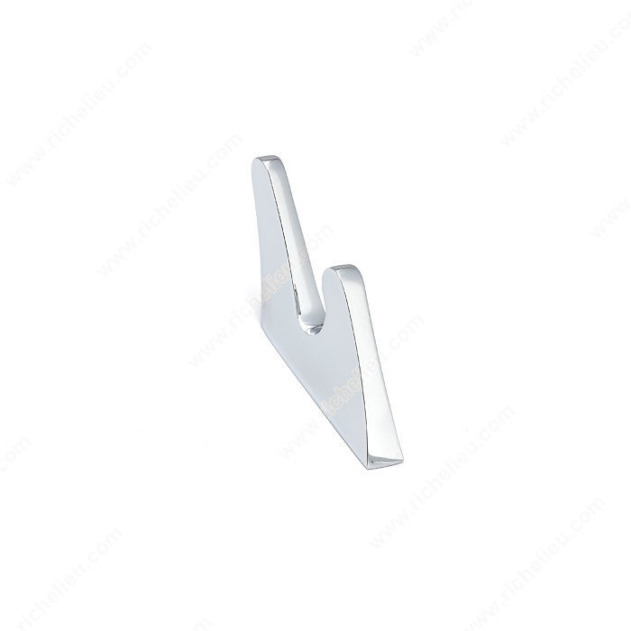 Contemporary Metal Hook - 2323, Finish Chrome PRO-PACK 2