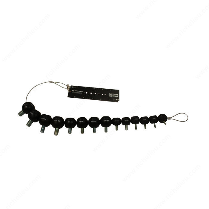 ABS Steel Gauge, Imperial and Metric Measurements, Thread checker, male and female., Units of Measure Imperial