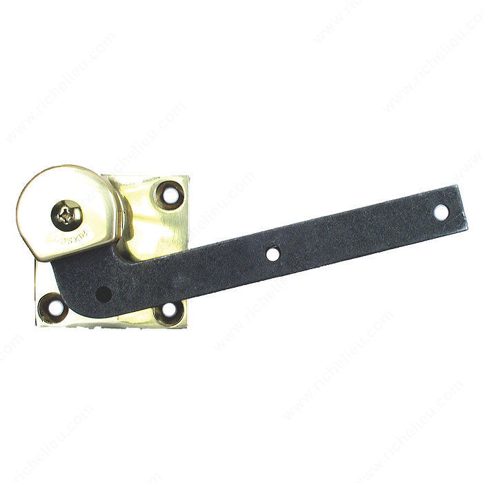3/4 Offset Single-Acting Door Pivot - Floor Mounted, Capacity 300 lb, Finish Satin Chrome, Style Left-Handed