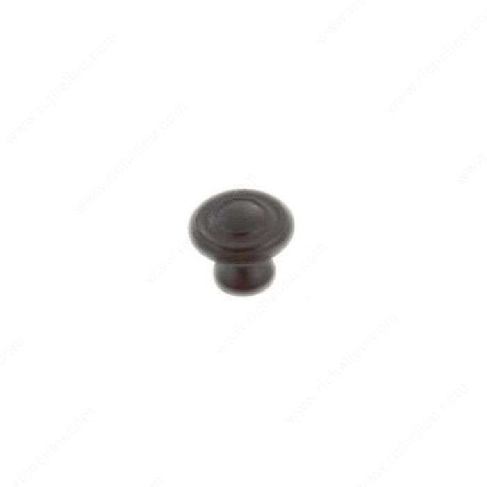 Traditional Solid Brass Knob - 703, Finish Oil-Rubbed Bronze