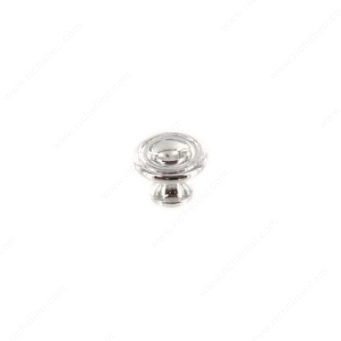 Traditional Solid Brass Knob - 703, Finish Chrome
