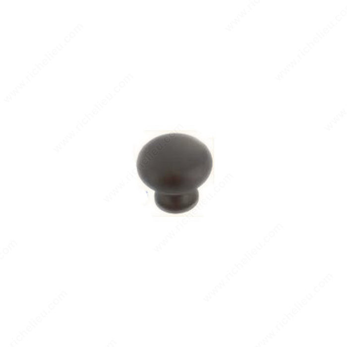 Traditional Solid Brass Knob - 706, Finish Oil-Rubbed Bronze