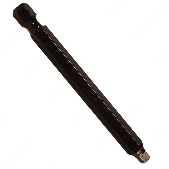 Square Bits for Many Uses, SKB, Size #3, Length 3 in, Compatible Screws #12-14, Finish Black PRO-PACK 2