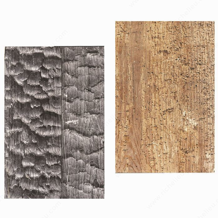 Sun-Wood Sample - #19 Burnt Wood / #24 Worm Wood Brown, Dual Finish Sample,