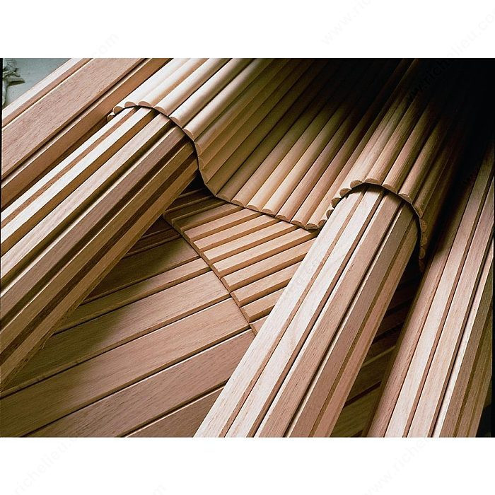 DecorTambour Paintable Natural Finish, 36wide x47long maple or oak