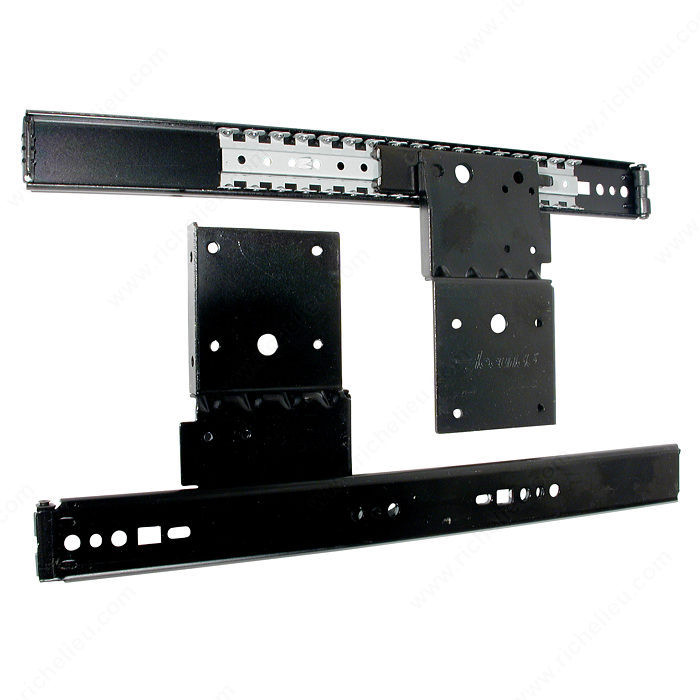 Series 123 Flipper Door Slide, Slide Length 12 in