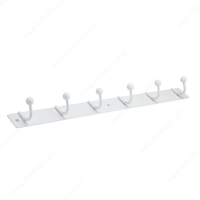 Utility Hook Rack - 169, Board Finish White, Finish White, Our Divisions Richelieu