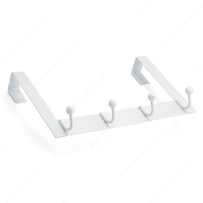 Utility Over-The-Door Hook- 174, Finish White, Our Divisions Richelieu