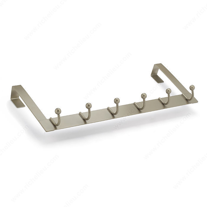 Utility Over-The-Door Hook- 17, Finish Matte Nickel, Our Divisions Richelieu