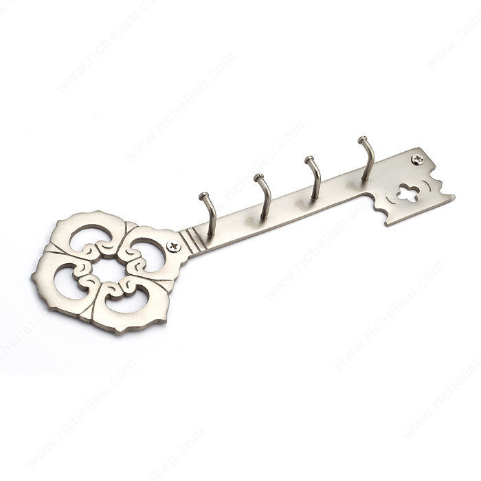 Utility Key hook - 5610, Finish Matte Nickel, Board Finish Matte Nickel