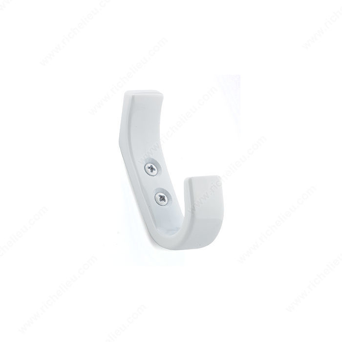 Utility metal Hook - 5630, Finish White PRO-PACK 2
