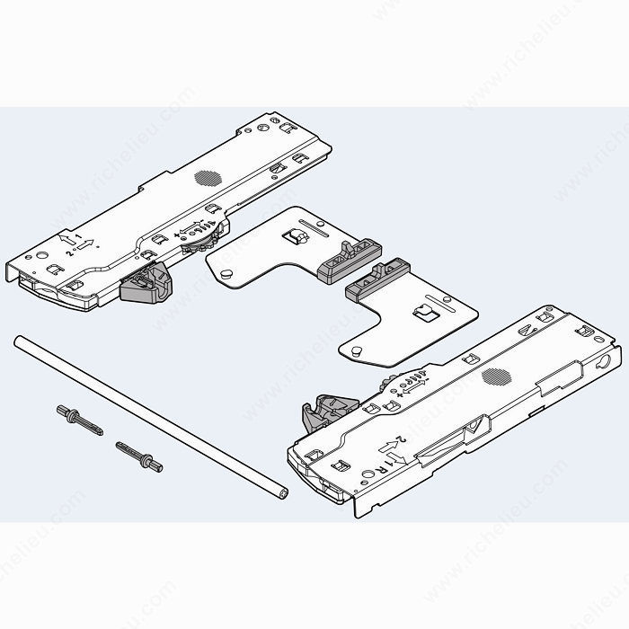 TIP-ON BLUMOTION for MOVENTO Waste/Recycle Set,