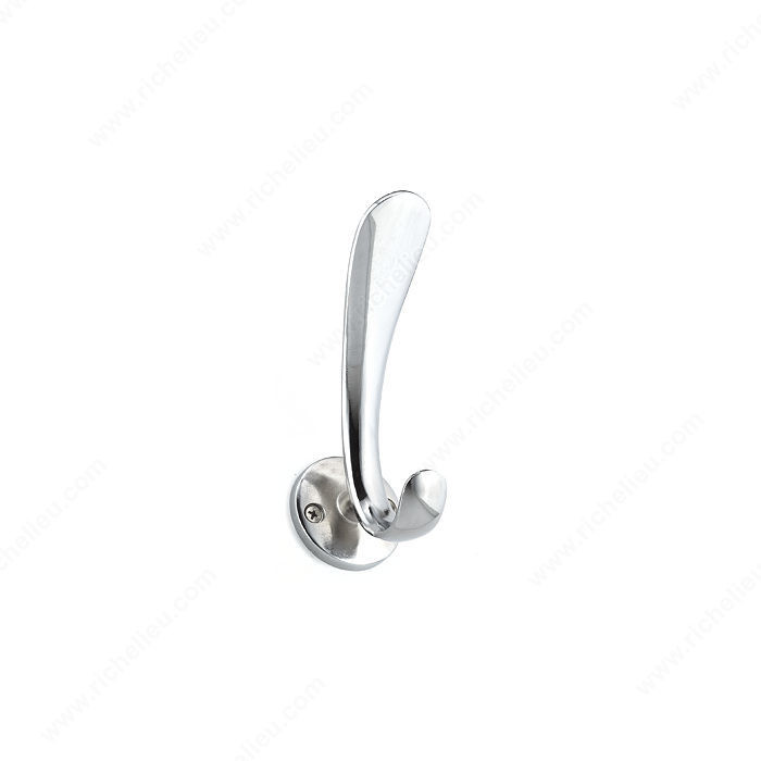 Contemporary Metal Hook - 6216, Finish Chrome