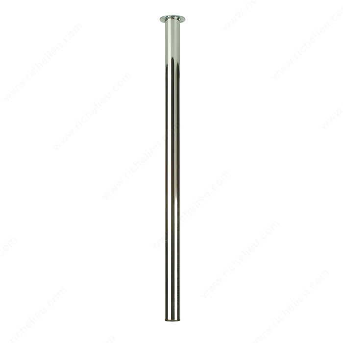 700 mm (27-1/2'') - Round Design Table Leg - 3817, Finish Chrome