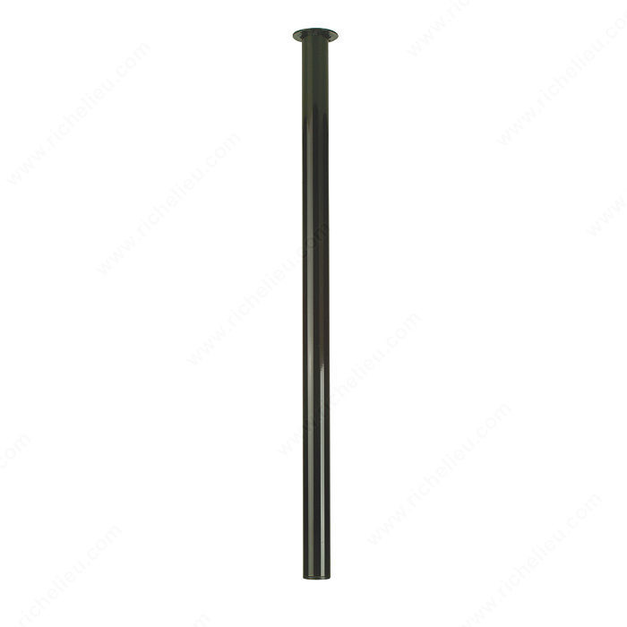 700 mm (27-1/2'') - Round Design Table Leg - 3817, Finish Black
