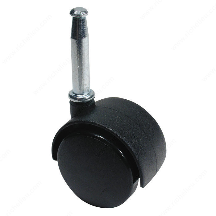 Furniture Caster - With Wood Stem, Load Capacity Per Caster Max. 25 kg, Wheel Diameter 40 mm, Total Height 90 mm, Tread Width 35 mm PRO-PACK 5