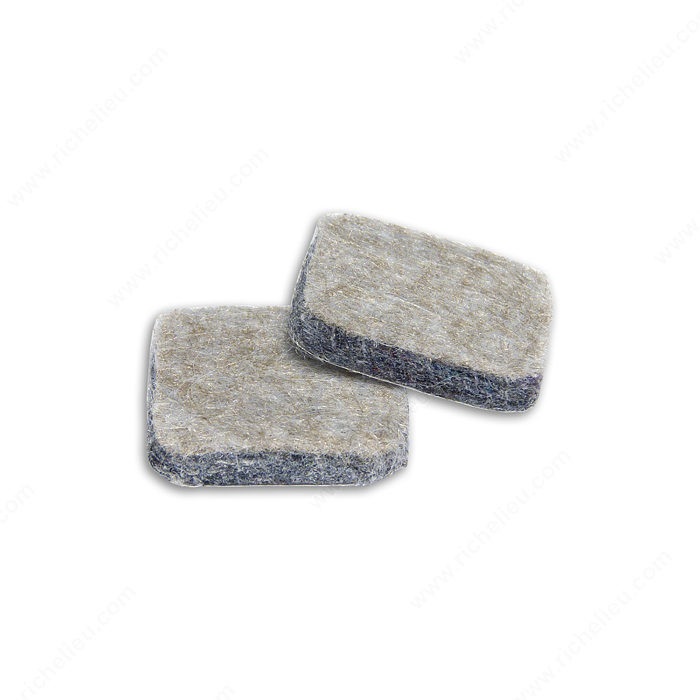 ECO FELTAC Square Felt Pads, Finish Beige