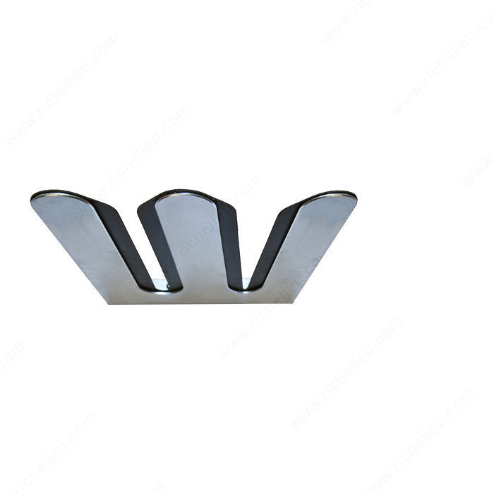 Wine Glass Holder, Width 10 3/8 in, Material Brushed Aluminum, Number of Glasses 6