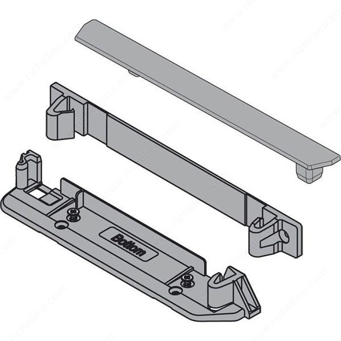 Bracket Profile Adapter - Bottom/Back, Item Package Bottom, Back and Cover