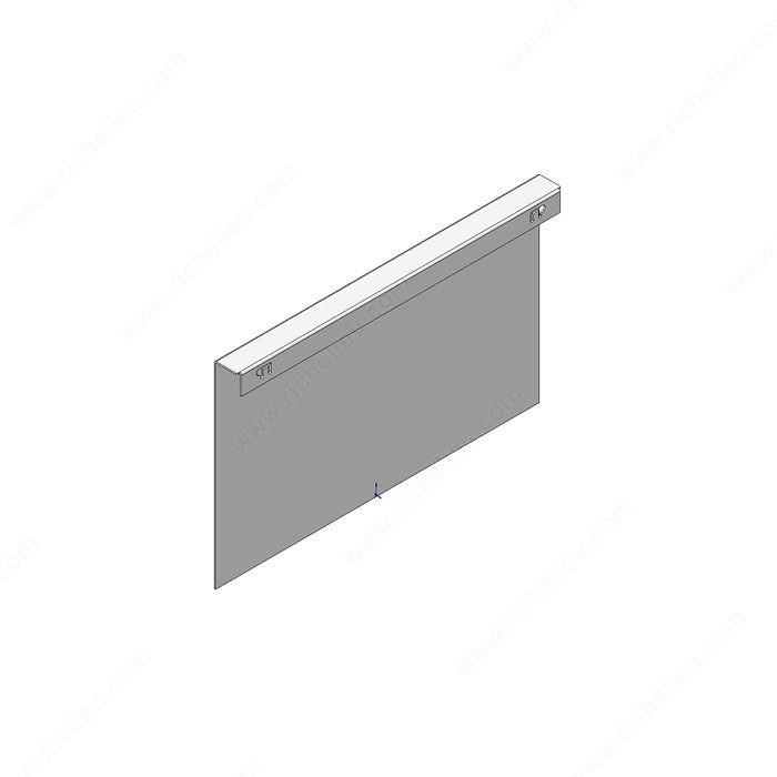Wooden Back Adapter for Height C Legrabox Drawer, Nominal Length 242 mm, Length 241.5 mm