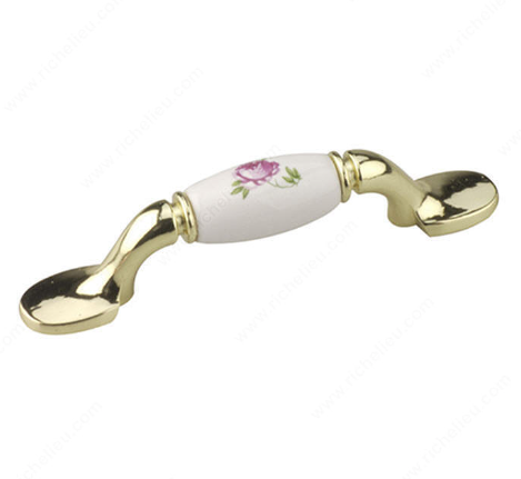 Eclectic Ceramic and Metal Pull - 412. Pro-Pack of 20 pcs