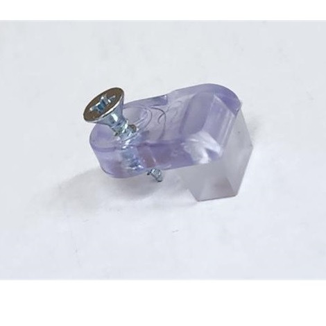 Glass Mirror or Panel Retainer Clip, Plastic, Clear 1/8", 5/16", 3/16" Choose yours 1pc, Flat Rate shipping,