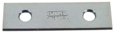 Pro-Pack 10pcs, Mending Plates, Zinc 1/2" X 2"