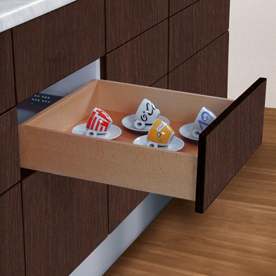 Salice Futura Undermount Slides with Soft Close, 21" Drawer