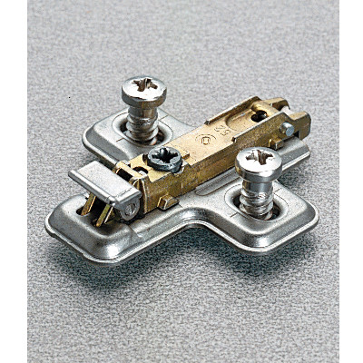 Pro-Pack 10pcs, Stamped Steel with Pre-mounted Euro-screw, 3Mm