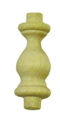 Pro-Pack 10pcs, Small Spindle, Oak 9/16" X 1-1/8 "