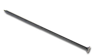 Extra Long Sheetrock Screws, Black #10 X 6"