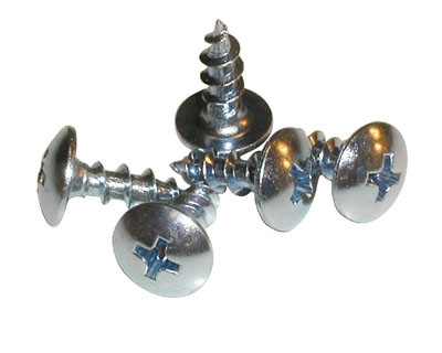 Truss Head Phillips Screw, Zinc #8 X 1/2"