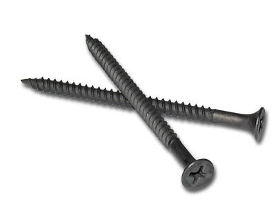 Economy Sheetrock Screws, Black #6 X 1-5/8"