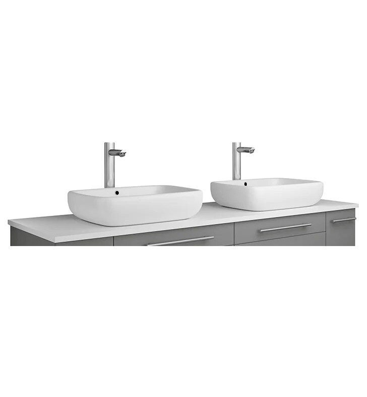 Vanity Top Artistic with Faucet and Solid Acrylic Counter top Vanity Top , Choose Your size and sinks