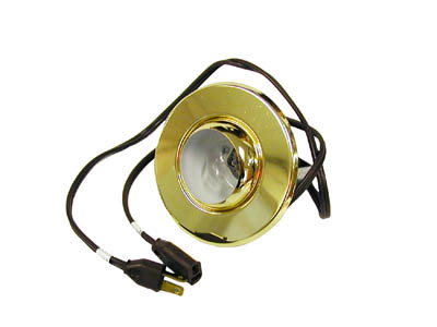 Mini Swivel Light, Similar To # Slsms 3 ,Polished Brass