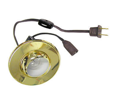 Mini Swivel Light, Similar To # Slsms 2 Polished Brass