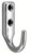 Utility Hooks, Single Prong, Stainless Steel, 2-9/64"H