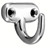 Utility Hooks, Single Prong, Stainless Steel, 63/64"H
