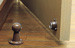 Passage Door Hardware, Magnetic Door Stops, Brown