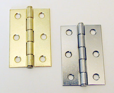Narrow Butt Hinge, Polished Brass 2-1/2 X 13/4