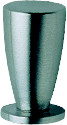 KNOB, 12MM STAINLESS STL