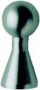 KNOB, 11MM STAINLESS STL