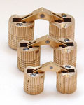 Brass Cylinder invisible hinge, Similar To # Wt898 ,12Mm