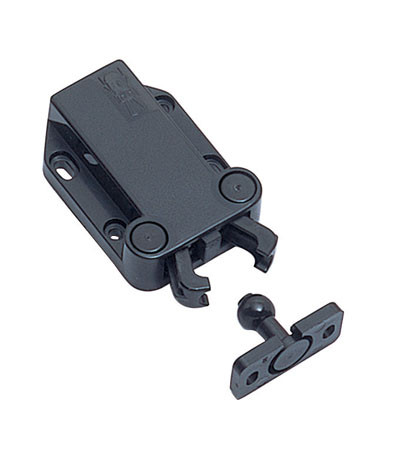 Non-Magnetic Touch Latch, Black 1025/1.1z