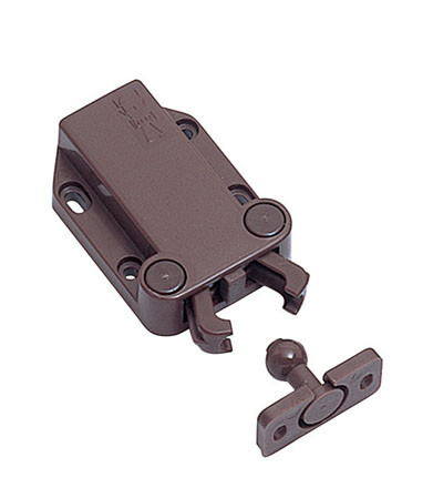 Non-Magnetic Touch Latch, Brown